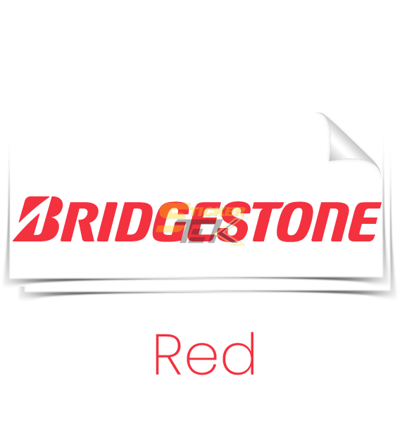 BRIDEGESTONE RACING Wheel Rim Decals Stickers Red Yellow Green Blue White 067